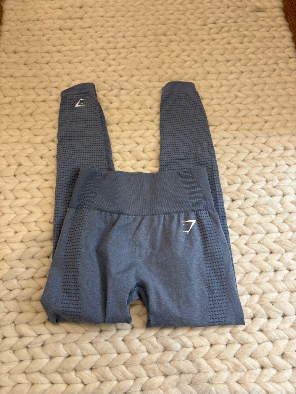 Gymshark blue Seamless Performance Leggings